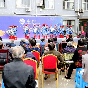 感恩于心，九九重阳节三墩双桥老年公寓内的欢声笑语！