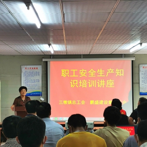 送培训讲座、送体检服务进工地 ——三墩镇总工会继续开展服务企业活动 ...